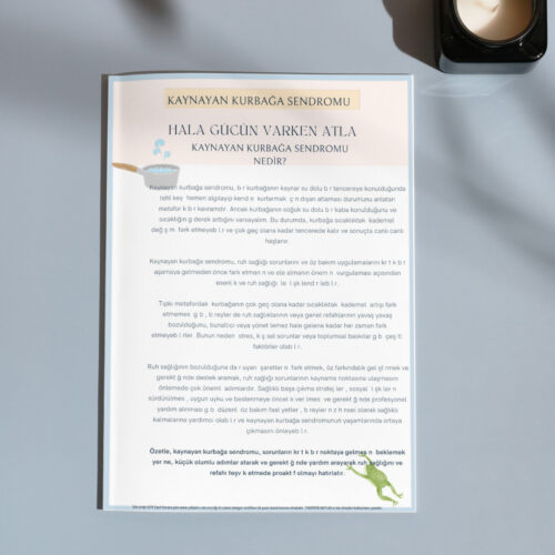 KAYNAYAN KURBAĞA SENDROMU(DİJİTALDİR)