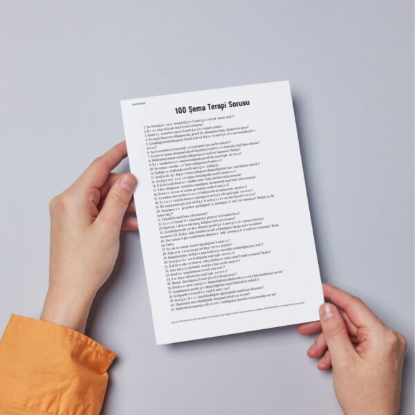 ŞEMA TERAPİ ÇALIŞMA SAYFALARI (DİJİTALDİR)