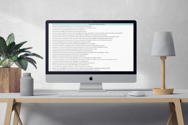 ŞEMA TERAPİ 550 SORU EXCEL PROGRAM (DİJİTALDİR)