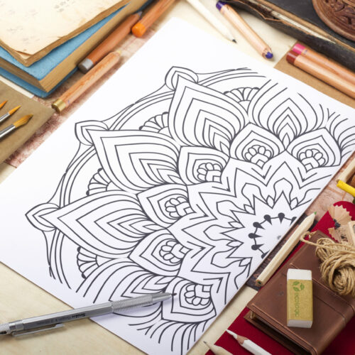 3277 MANDALA BOYAMA SAYFASI(DİJİTALDİR)