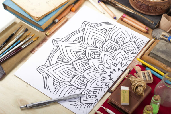 3277 MANDALA BOYAMA SAYFASI(DİJİTALDİR)