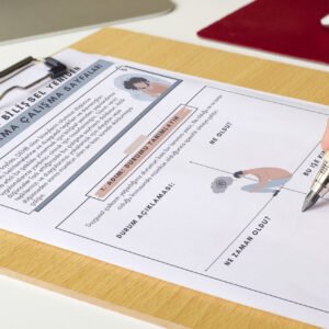 My mockup 183 from Sketchbook Mockup Pack 6 ADIMDA DEHB BİLİŞSEL YENİDEN YAPILANDIRMA(PDF DİR)