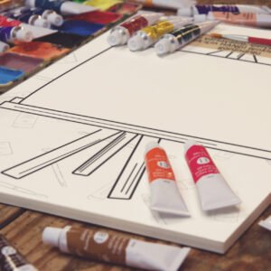 My mockup 253 from Vintage Art Desk Mockups Duyguları Yansıtmak Sanat Etkinliği(PDF DİR)
