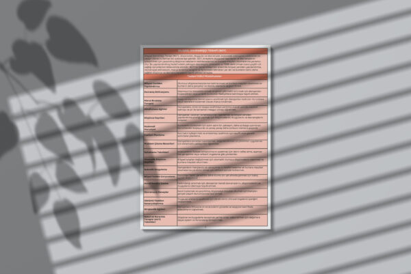 BDT TERAPİ MÜDAHALE LİSTESİ(PDF DİR)