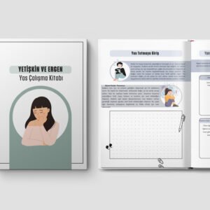 My mockup 390 from Minimal Hardcover Book Mockups Yetişkin ve Ergen Yas Çalışma Modülü(PDF DİR)