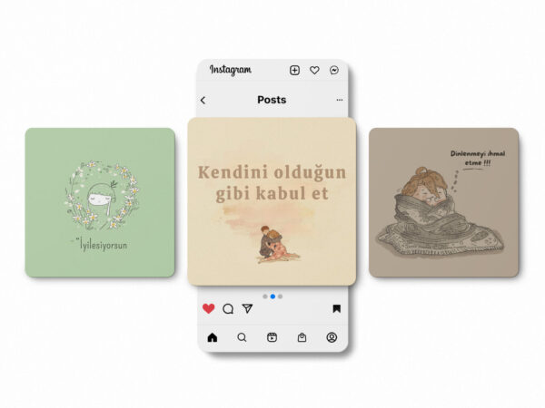 TERAPİST RENKLERİN DANSI SOSYAL MEDYA PAKET(DİJİTAL)