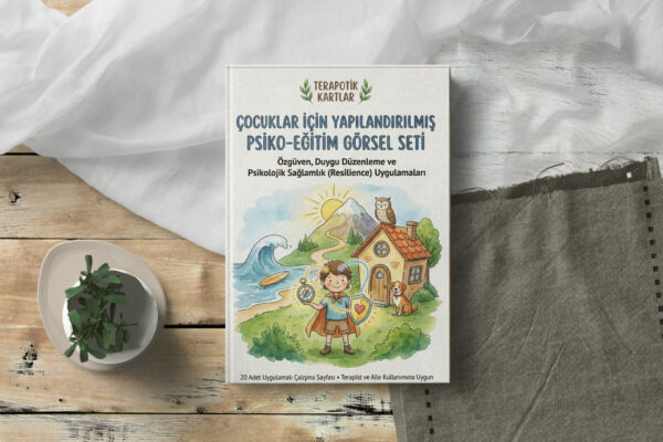 ÇOCUKLAR İÇİN YAPILANDIRILMIŞ PSİKO-EĞİTİM GÖRSEL SETİ(PDF DİR)